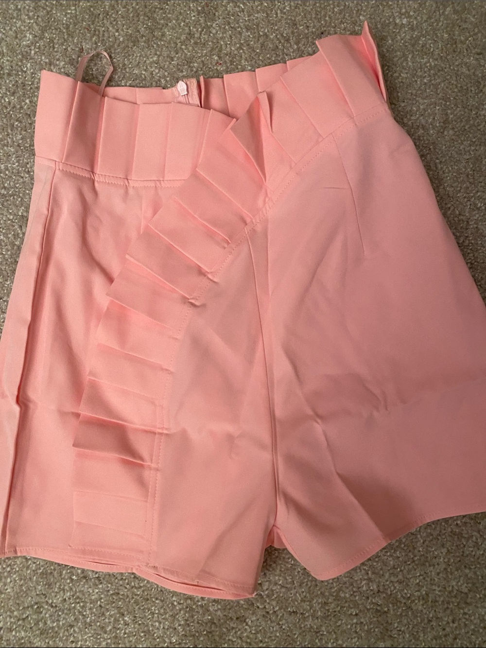 Women's Pink Ruffle High-Waist Shorts SO CUTE 🥰